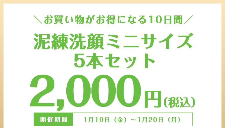 お買い物がお得になる10日間